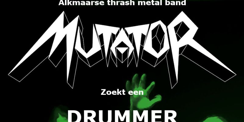 Thrash metal band zoekt drummer