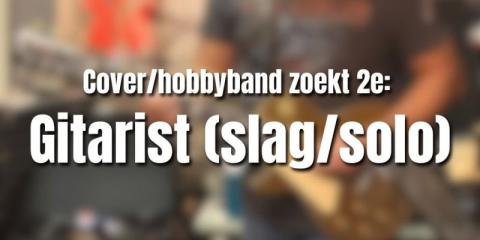 Gitarist gezocht (slag/solo) voor cover/hobbyband (Drente)