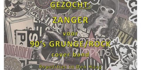 Gezocht: ZANGER voor 90's GRUNGE/ROCK coverband