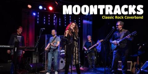 Rockcoverband Moontracks uit Den Haag zoekt een strakke drummer.